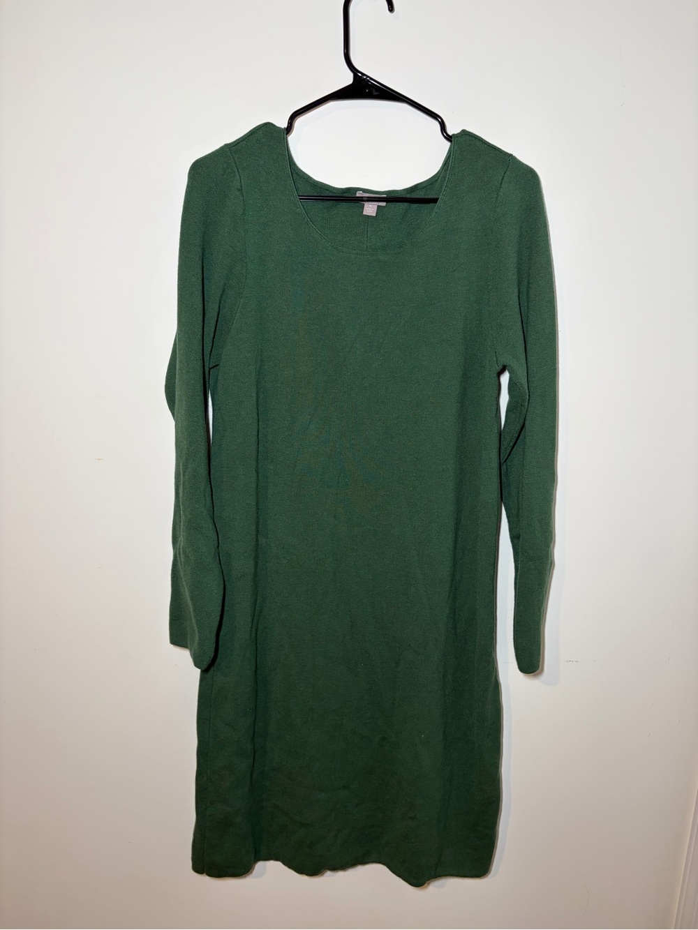 J. Jill Deep Green Long Sleeve Knit Dress